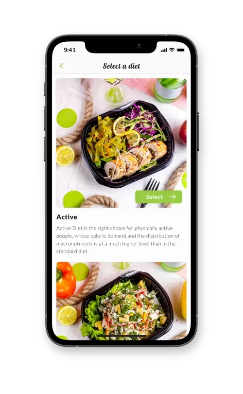 Aplikacje mobilne dla klientów cateringu dietetycznego