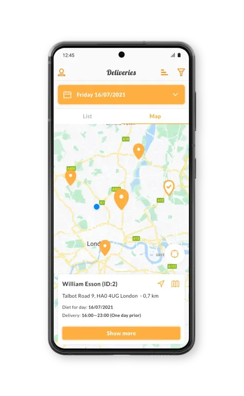 Aplikacje mobilne dla kierowców cateringu
